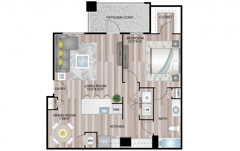 Aster floorplan layout