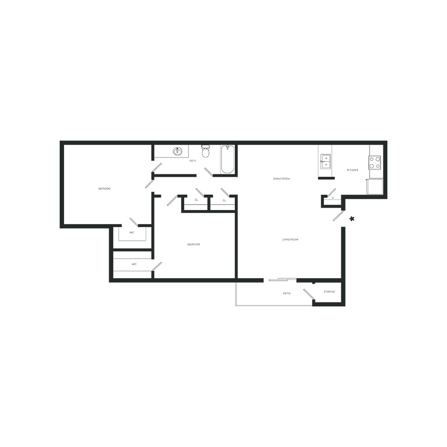 Camelia floorplan layout