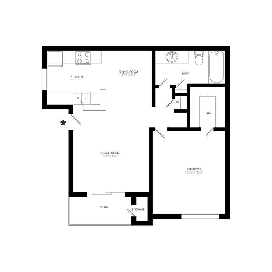 Jade floorplan layout