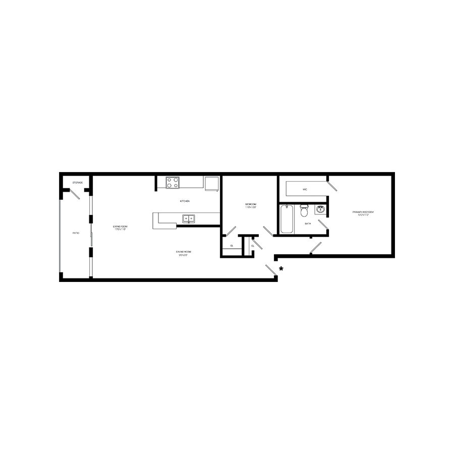 Caroline floorplan layout