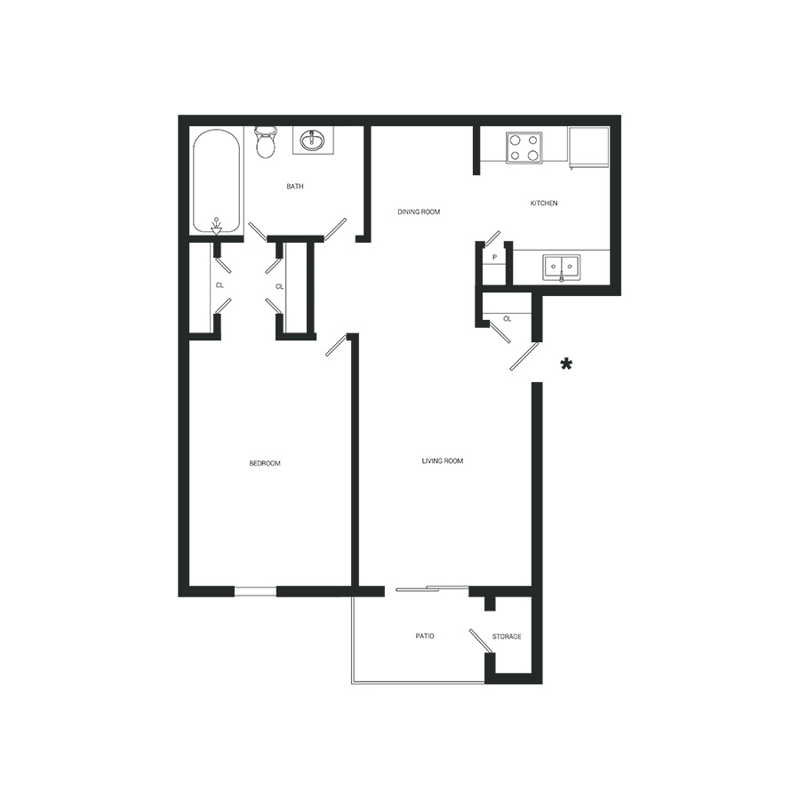 Harmony floorplan layout