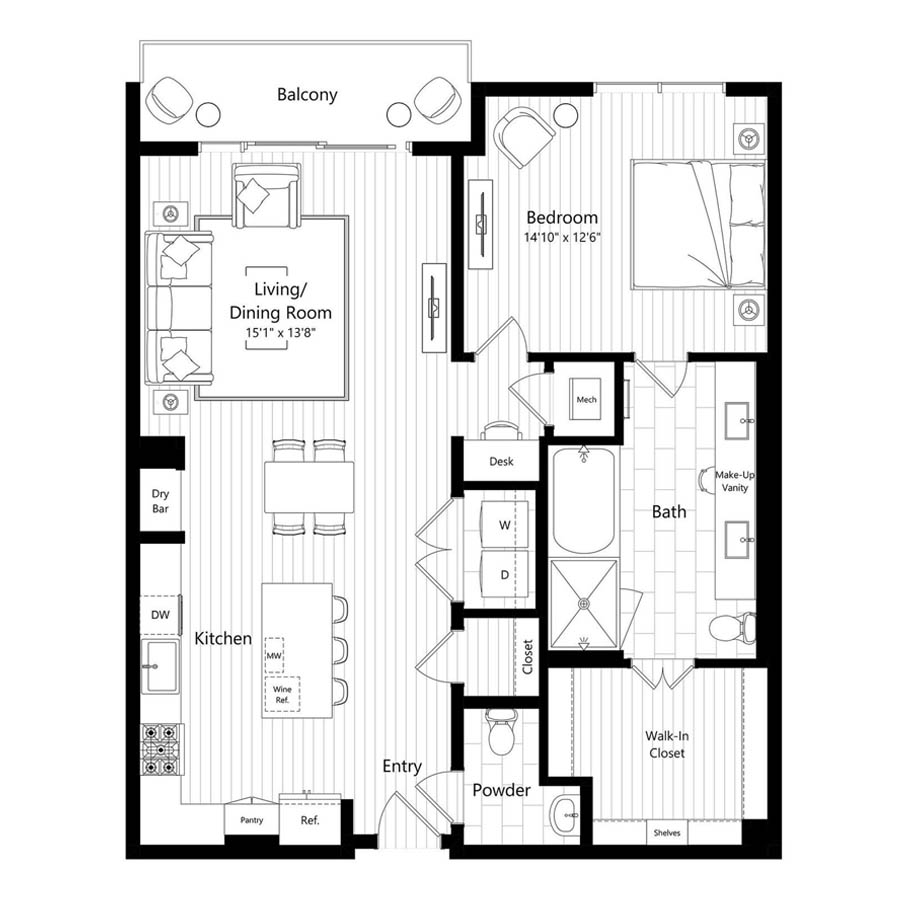 A4 floorplan layout
