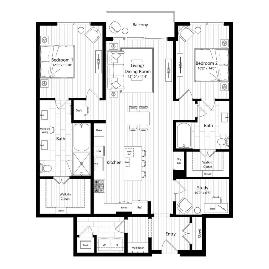 B4 floorplan layout