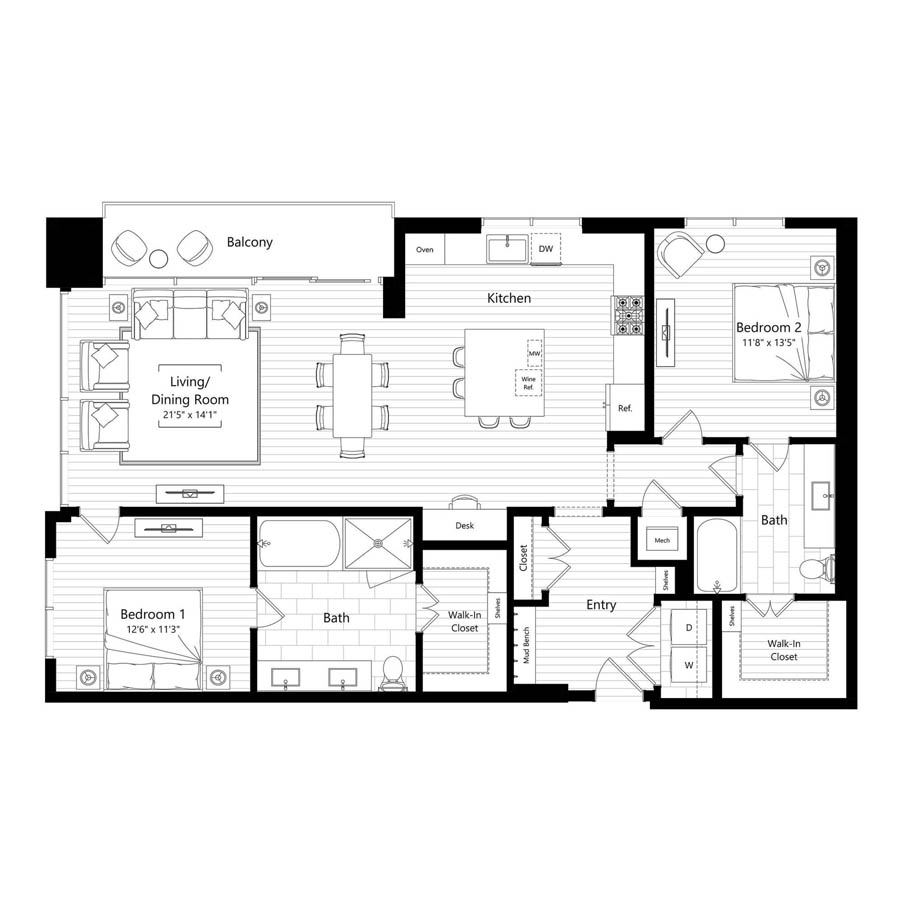 B5 floorplan layout