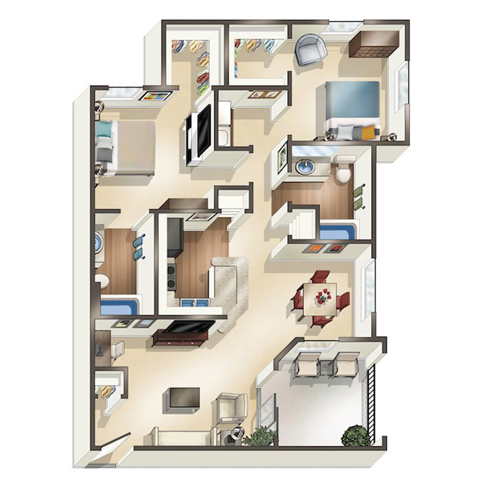 B2AS floorplan layout