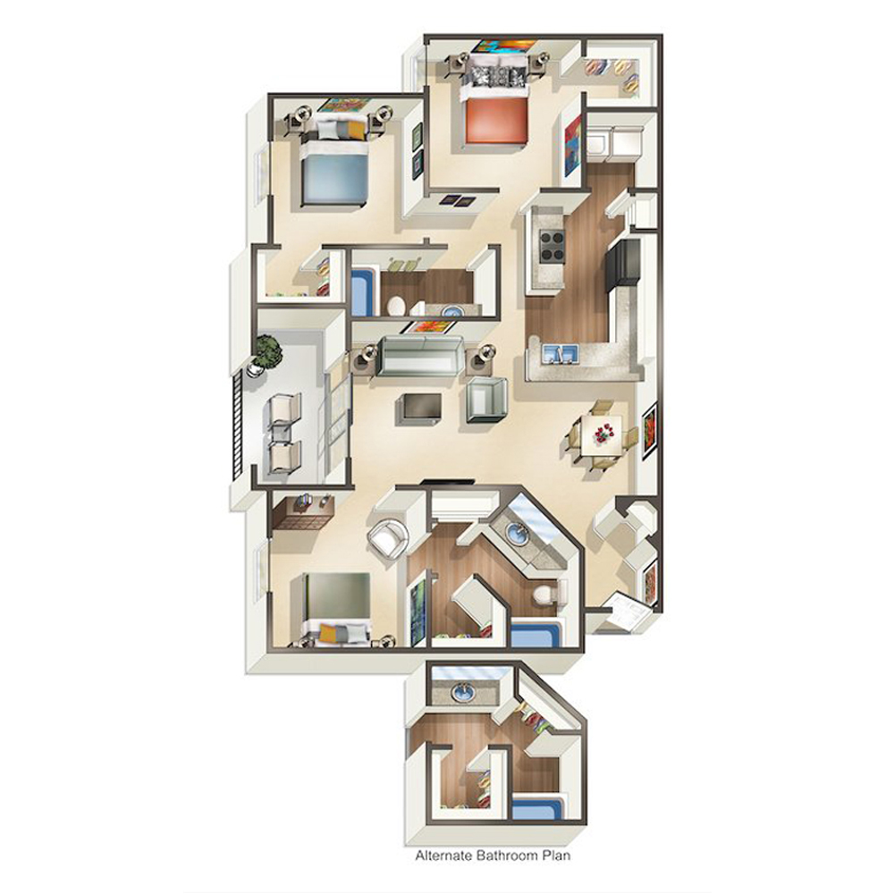 C2AS floorplan layout