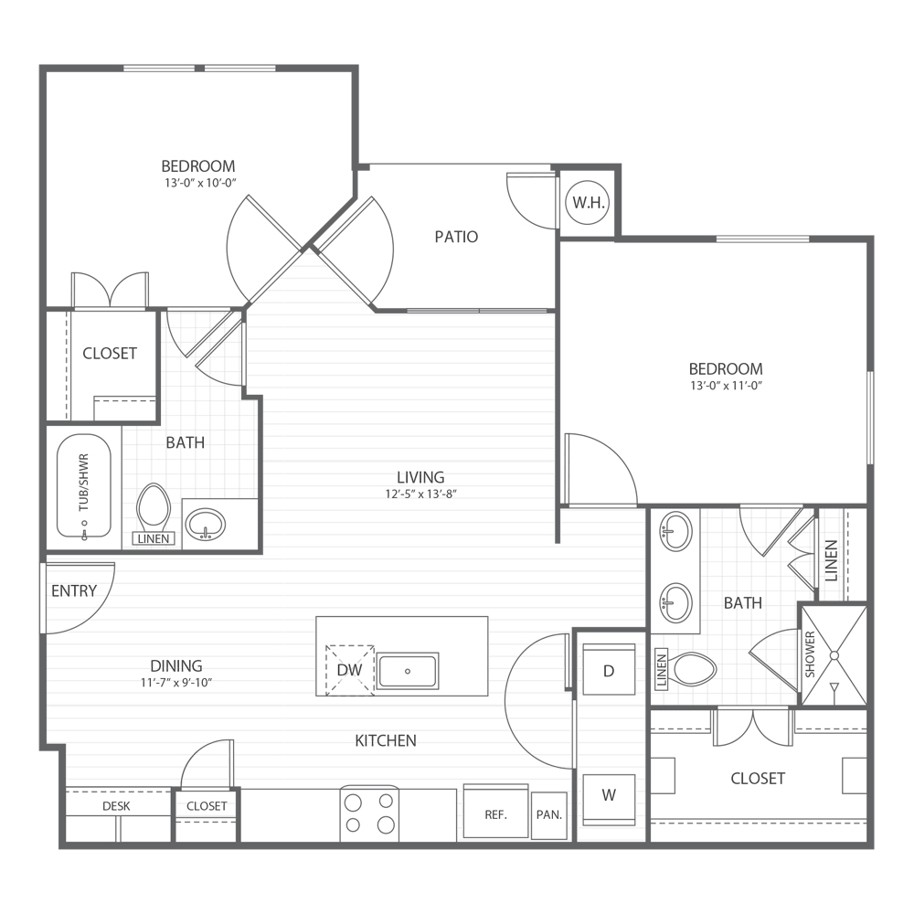 B2 floorplan layout