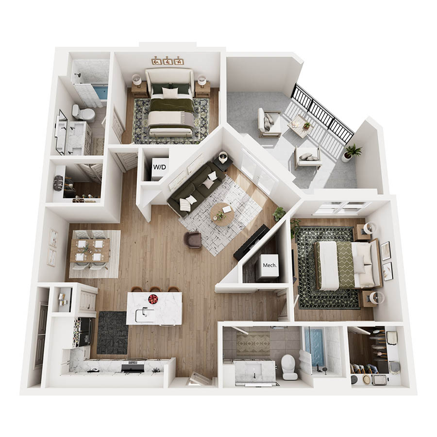 B3 floorplan layout