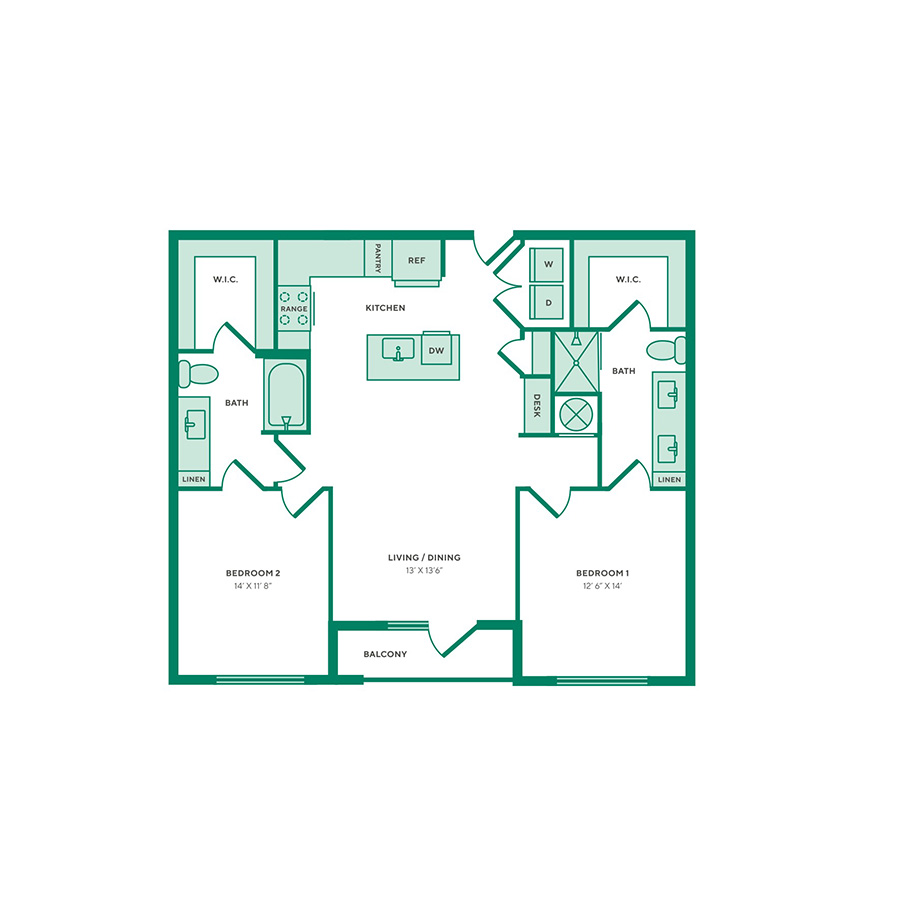 Gauguin floorplan layout