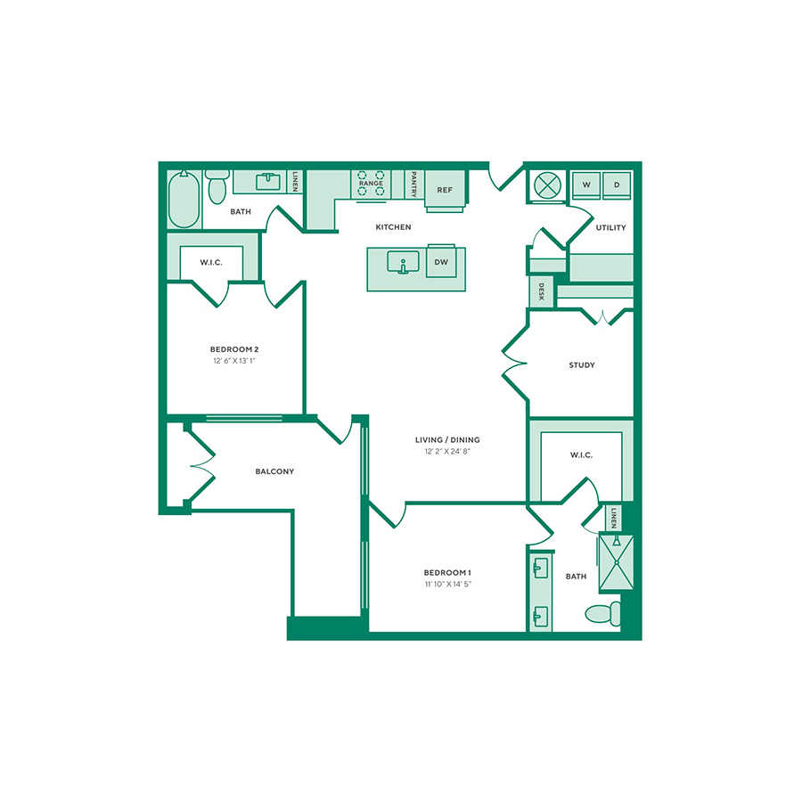 Audacity floorplan layout