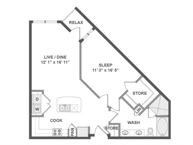 A4 floorplan layout