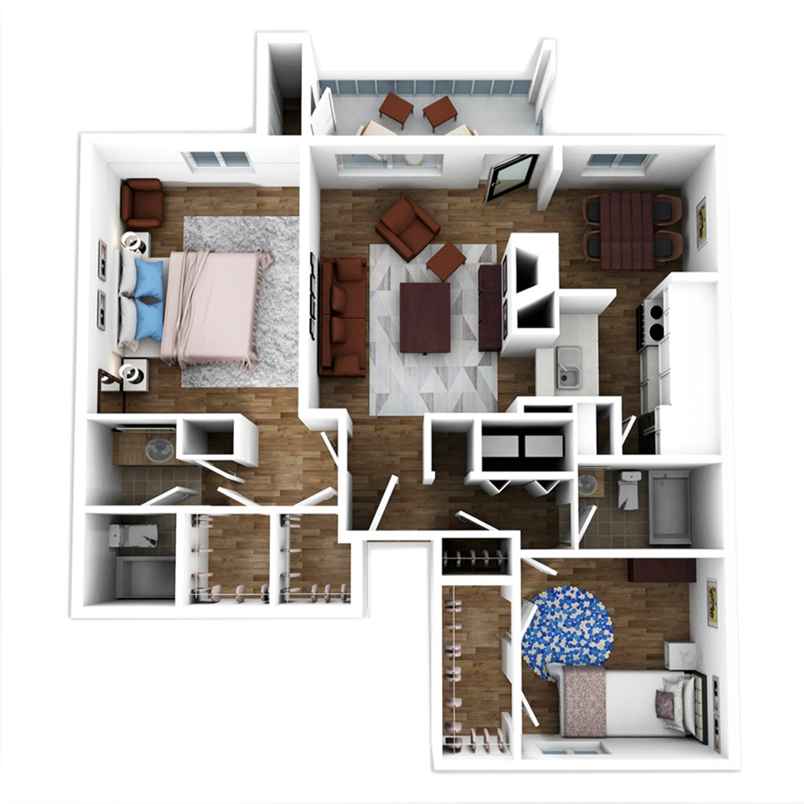 B2 floorplan layout