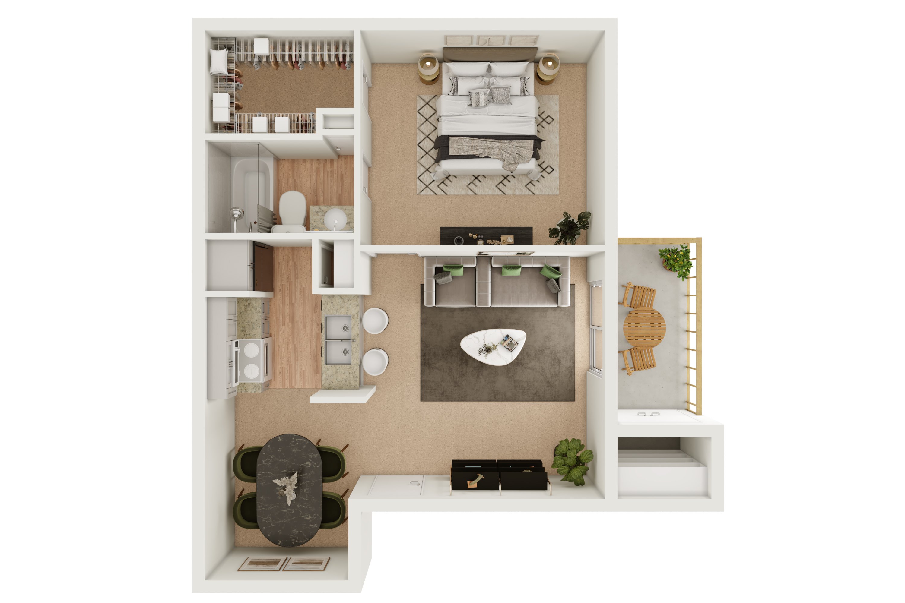 Platinum floorplan layout