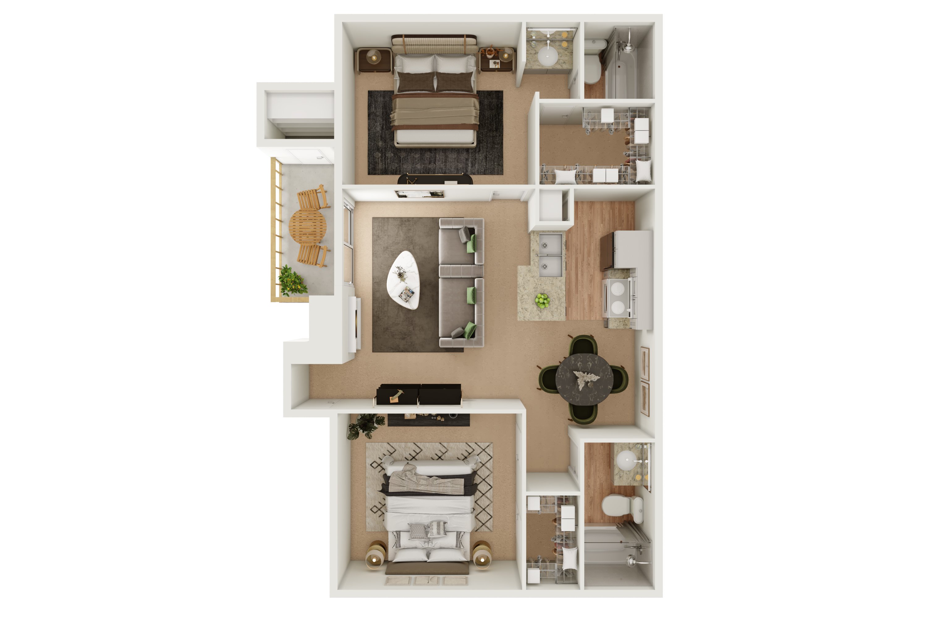 Luxury floorplan layout