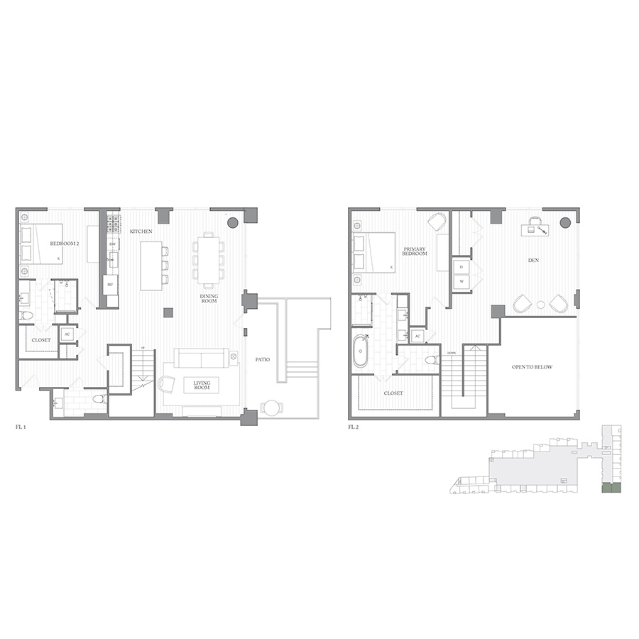 Townhouse 2F floorplan layout