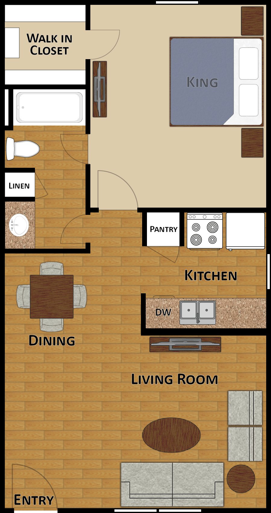 A6 II Cedar floorplan layout