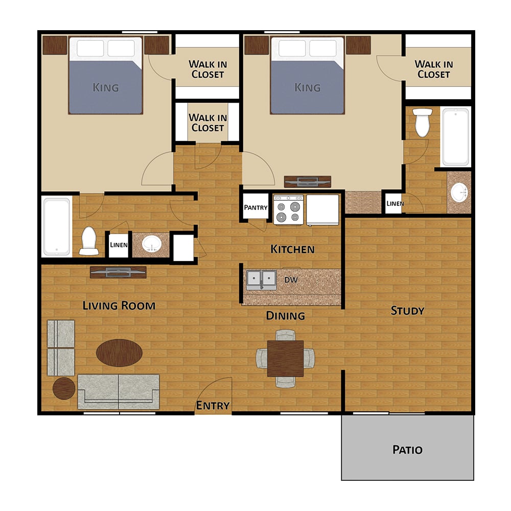 F11 Pine floorplan layout
