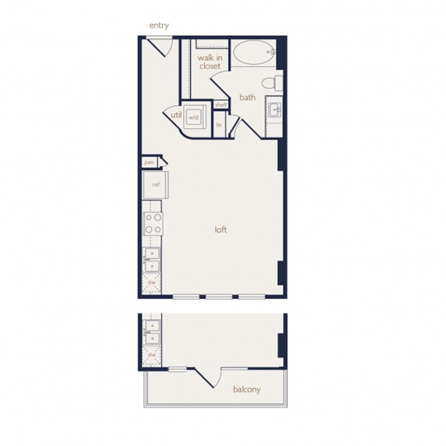 E1.A floorplan layout