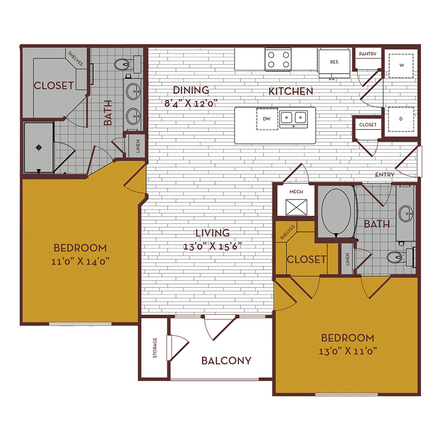 C2 floorplan layout