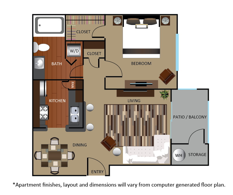 A1R floorplan layout