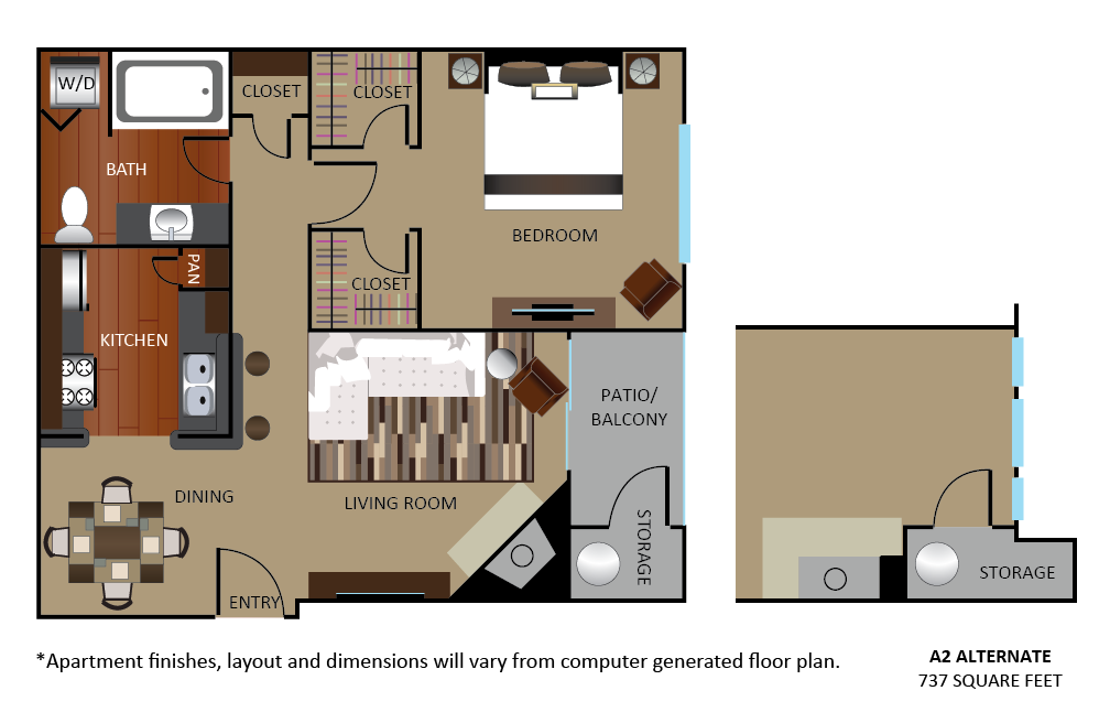 A2R floorplan layout