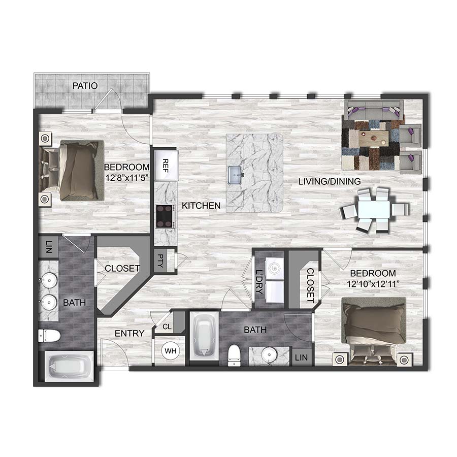 B1 floorplan layout