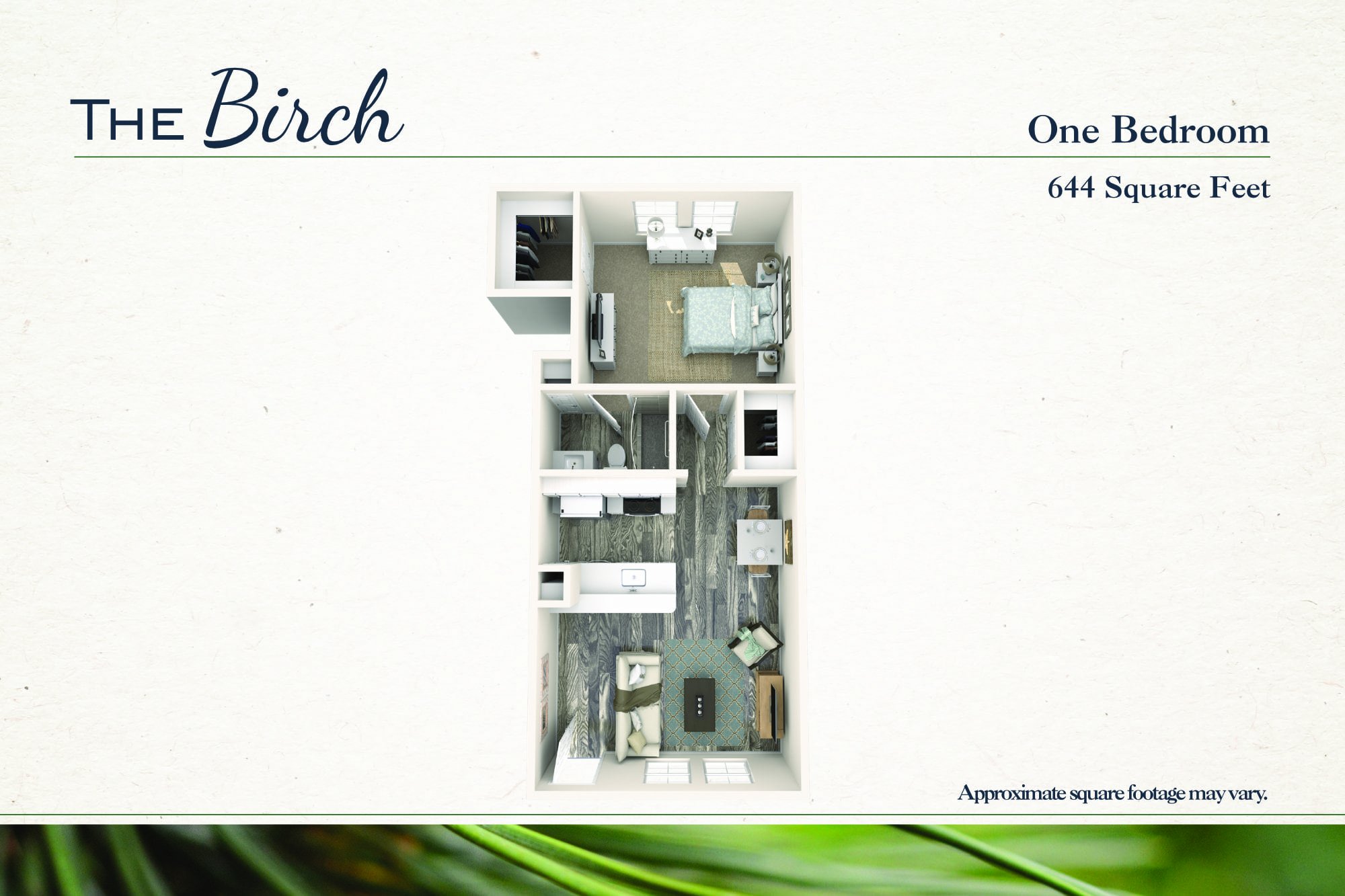 A4 - 1x1 Classic floorplan layout