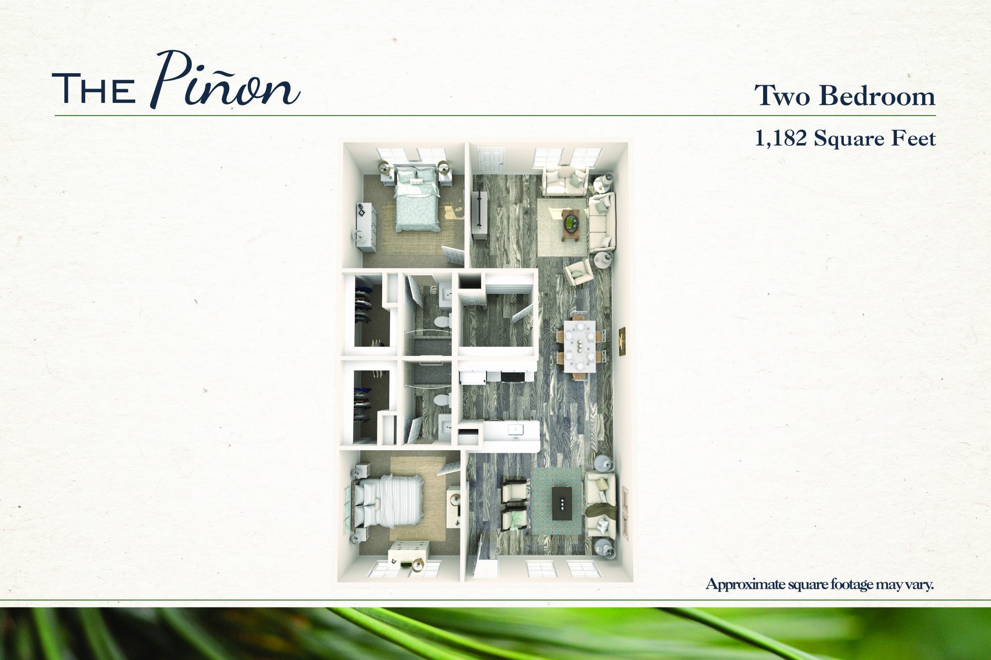 B3 - 2x2 Premium floorplan layout