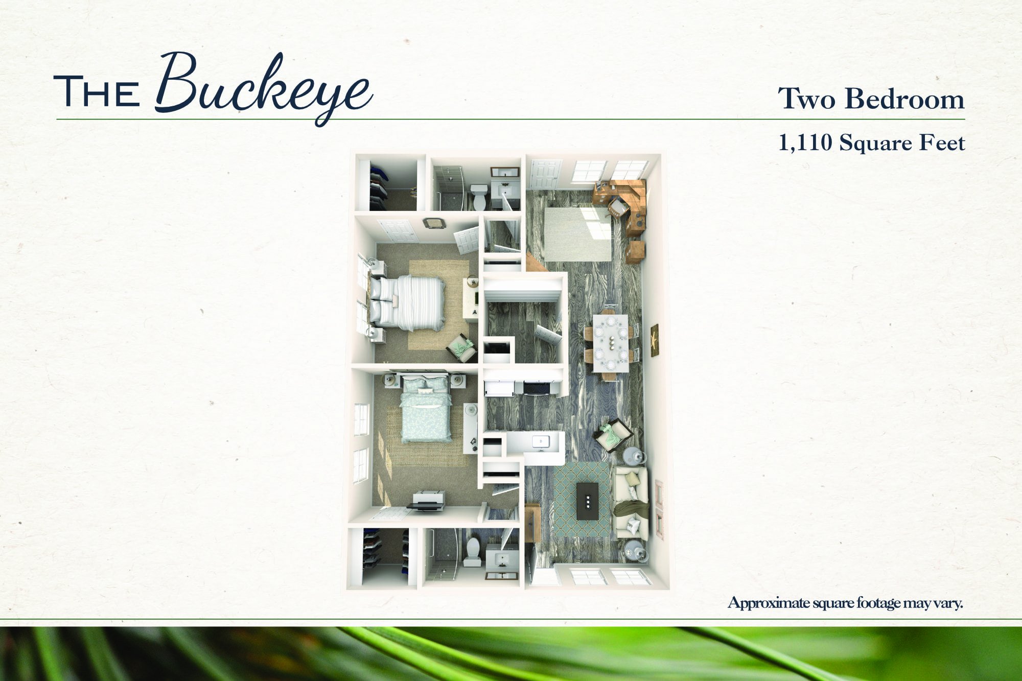 B2 - 2x2 Classic floorplan layout