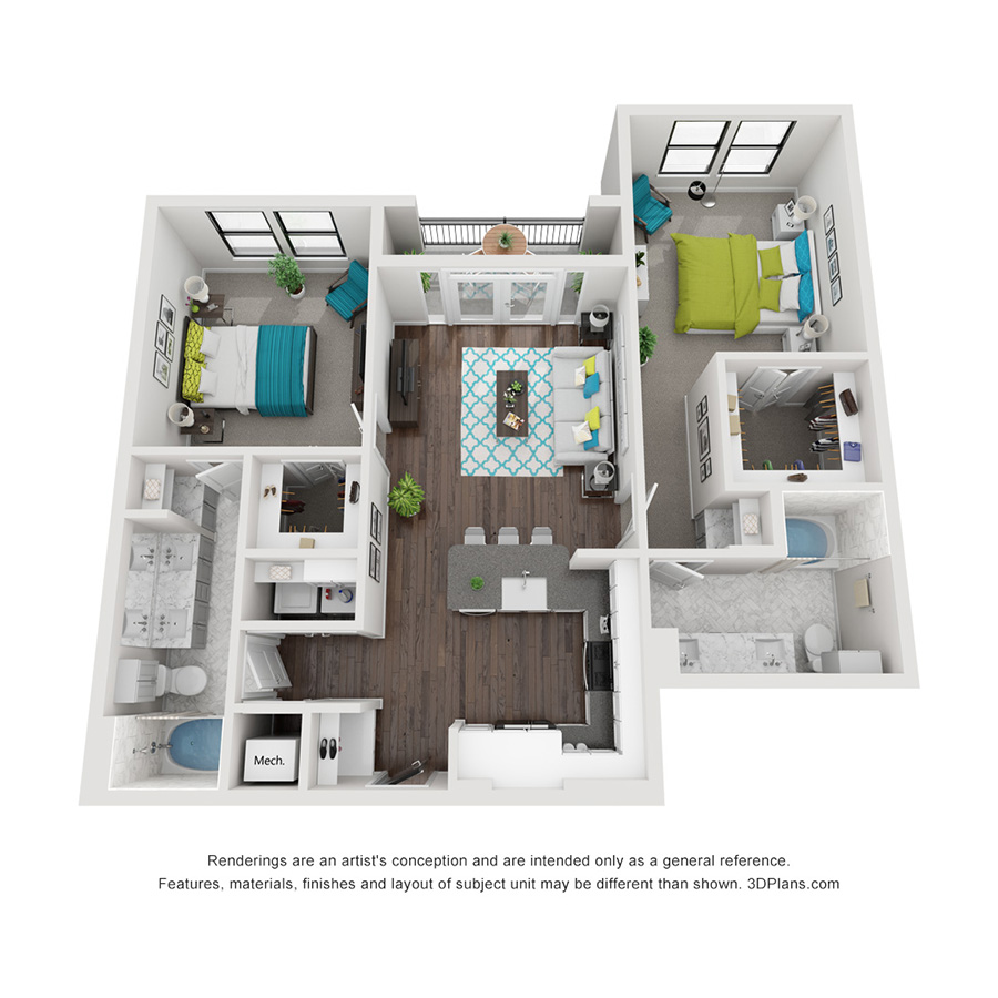 Galleria floorplan layout