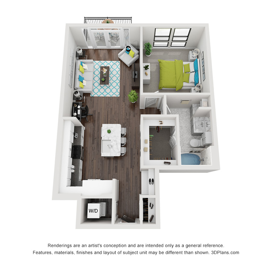 Uptown floorplan layout