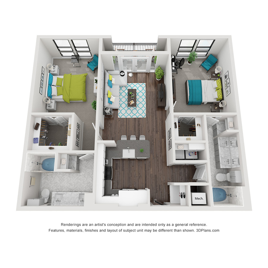 Bellaire floorplan layout