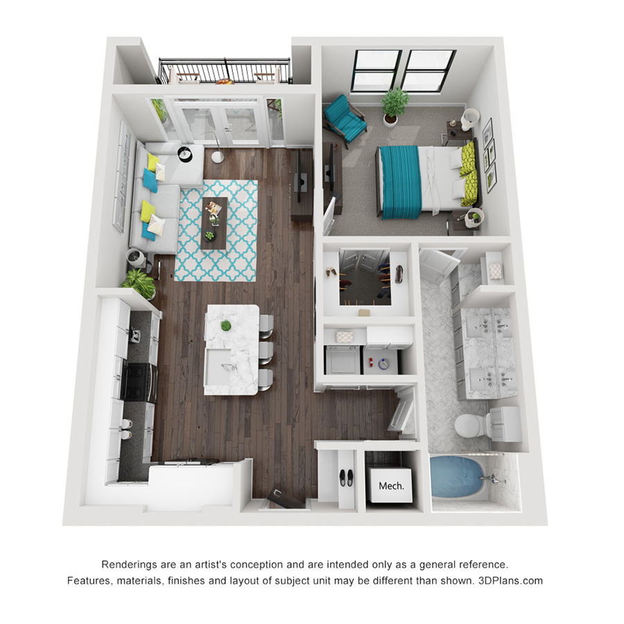Boulevard Oaks floorplan layout