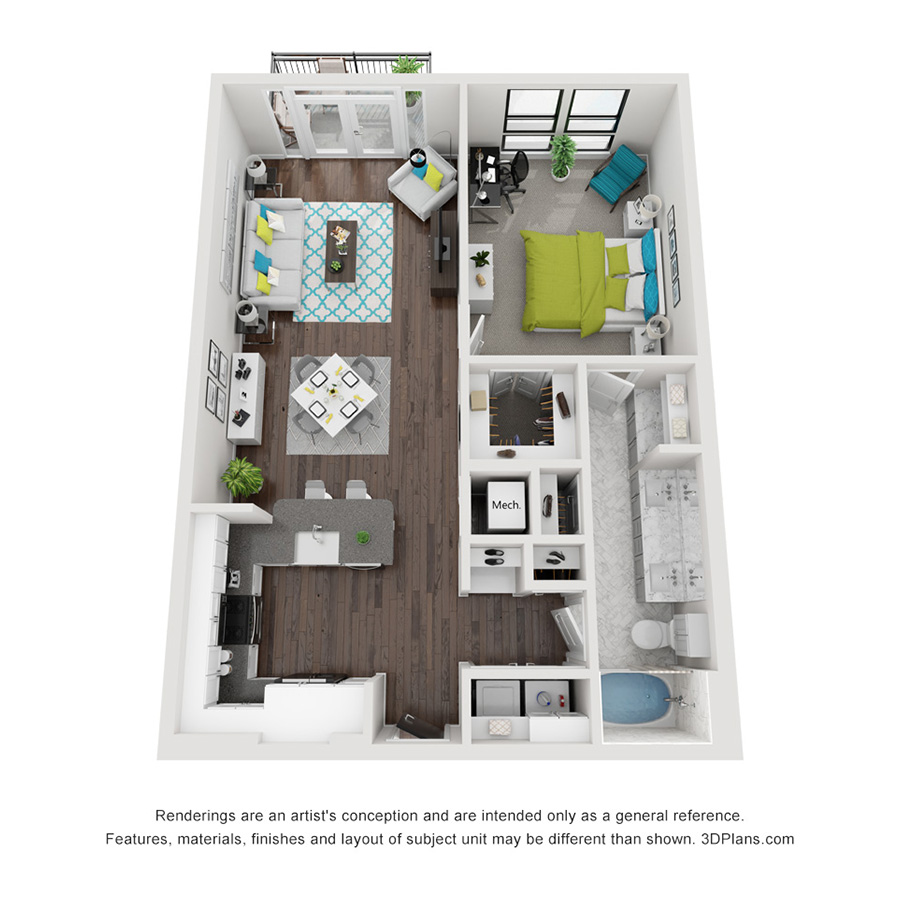 Midtown floorplan layout