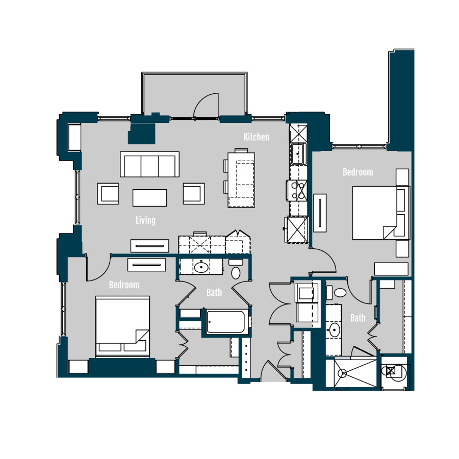 B3 floorplan layout