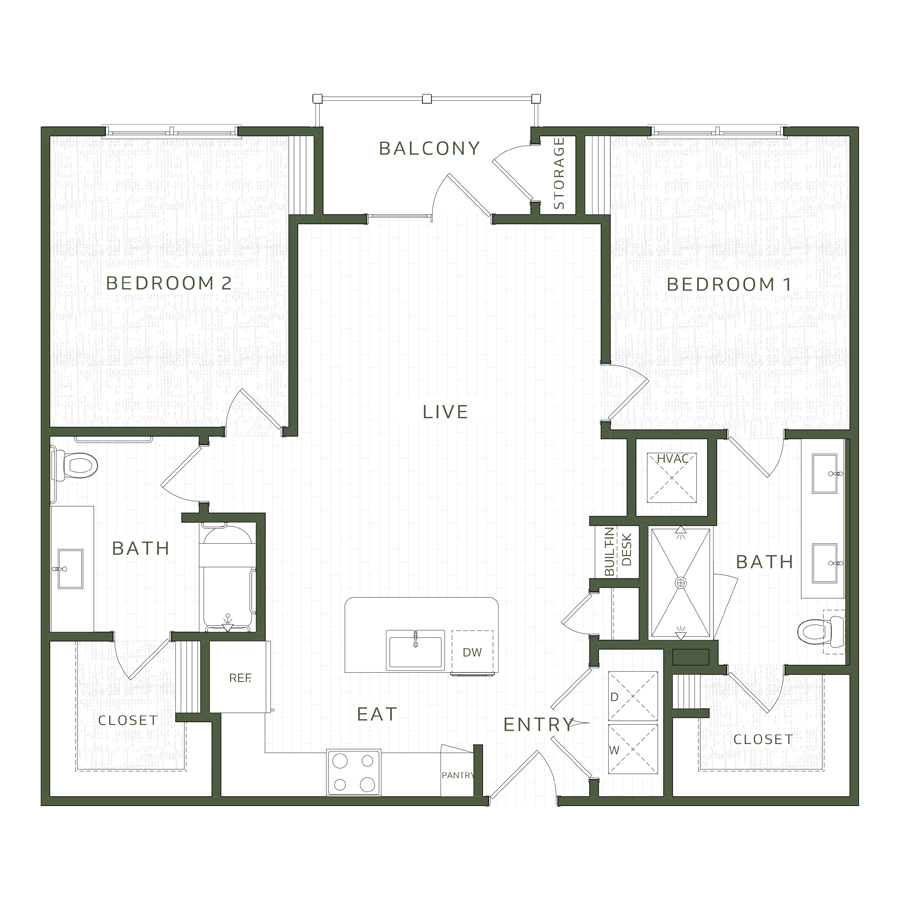 B1HC floorplan layout
