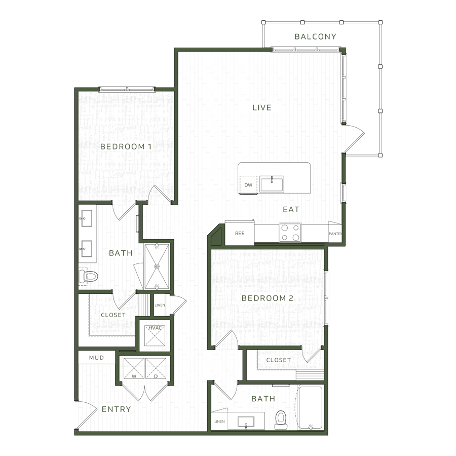 B2a floorplan layout
