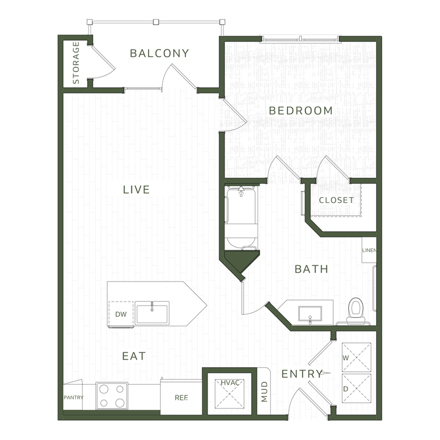 A2HC floorplan layout