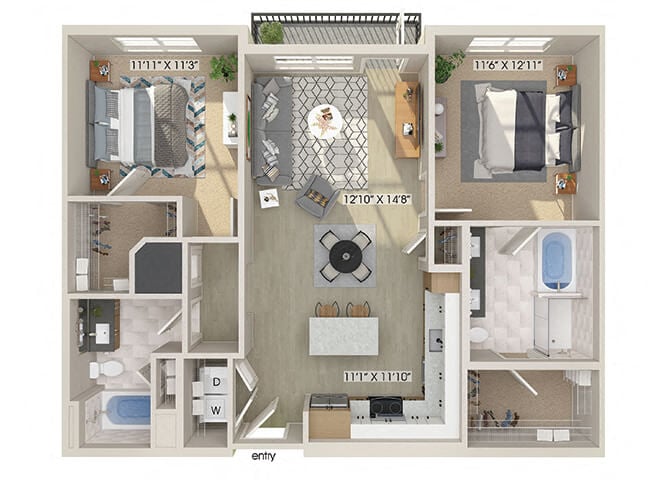 B1 floorplan layout