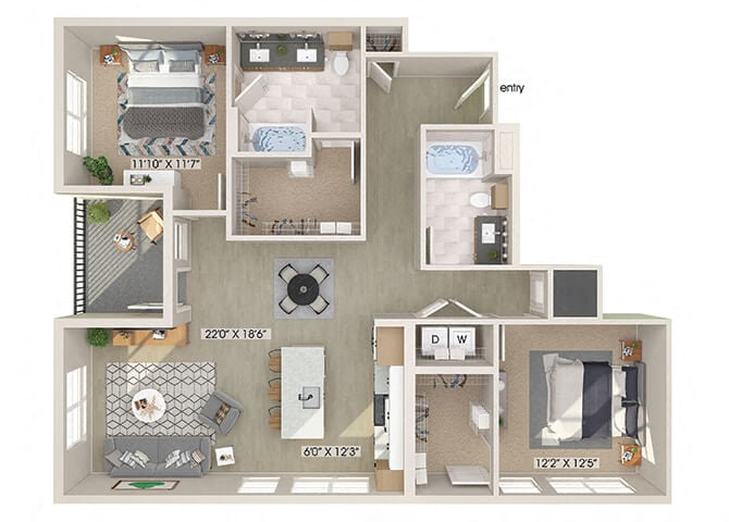 B6 floorplan layout