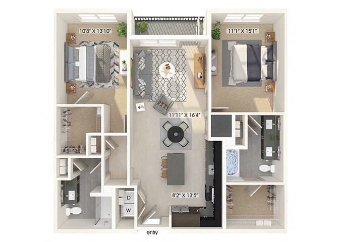 B2 floorplan layout