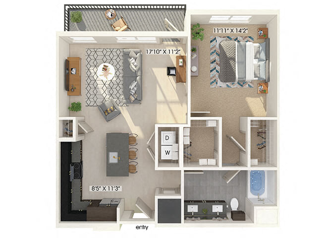 A10 floorplan layout