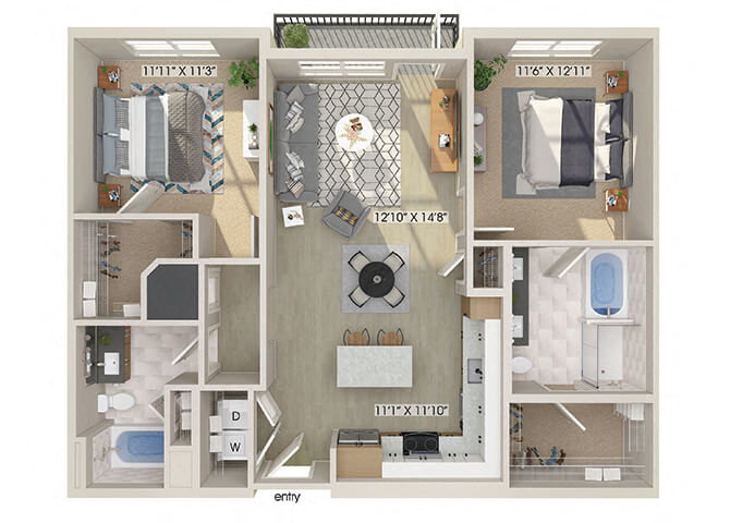 B1 floorplan layout