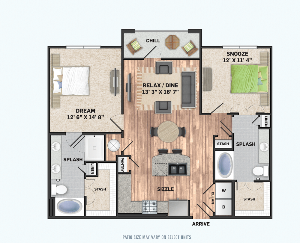 B2A.1 floorplan layout