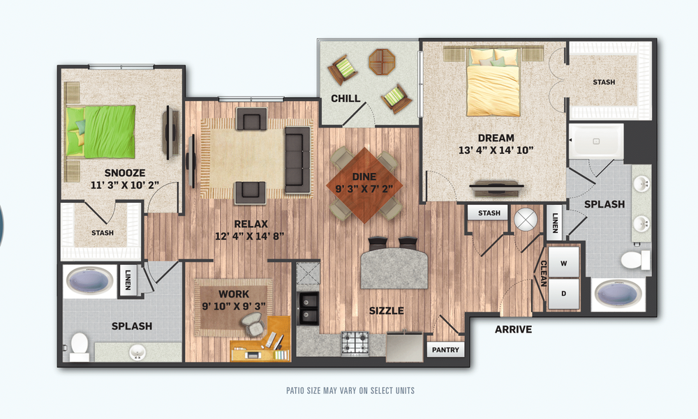 B2F floorplan layout