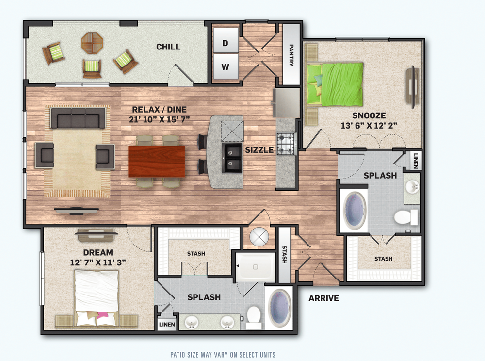 B2D floorplan layout