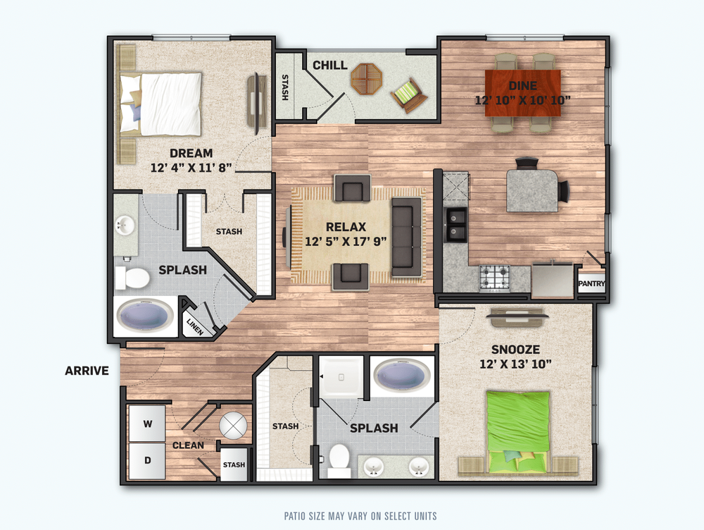 B2B floorplan layout