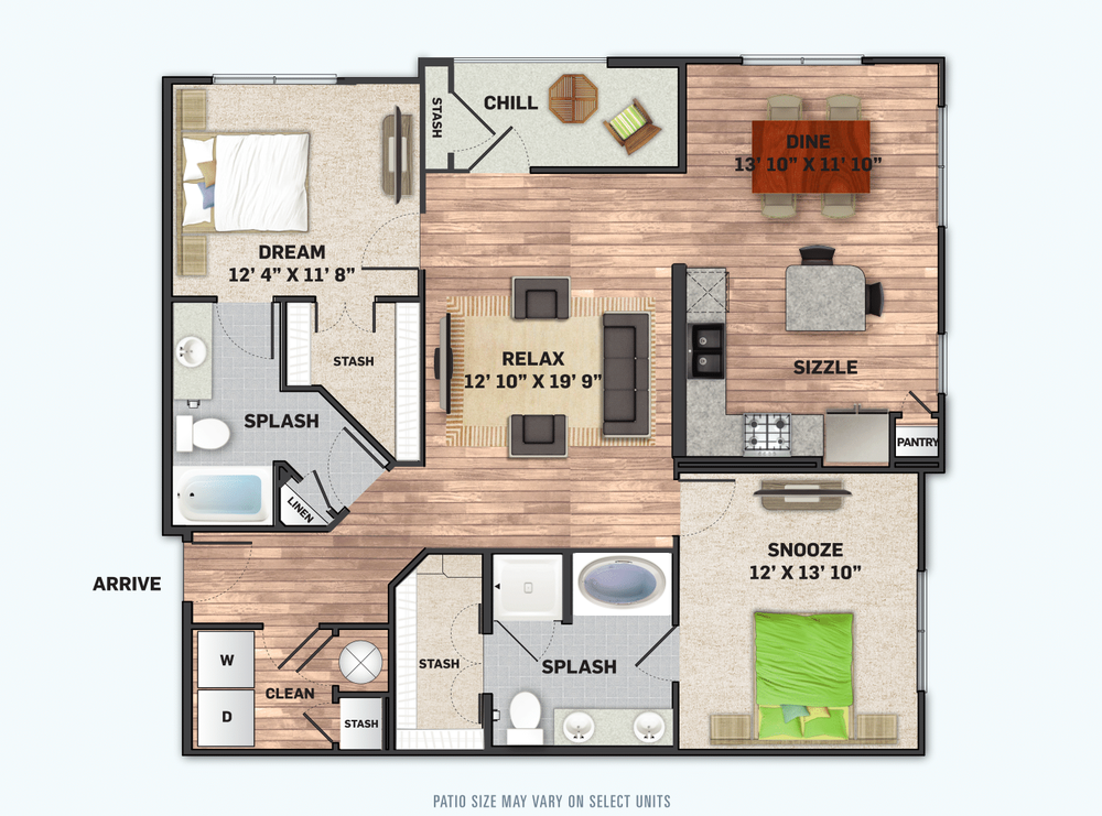 B2C floorplan layout
