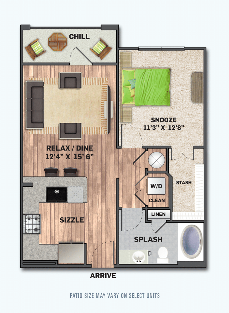 A1A floorplan layout