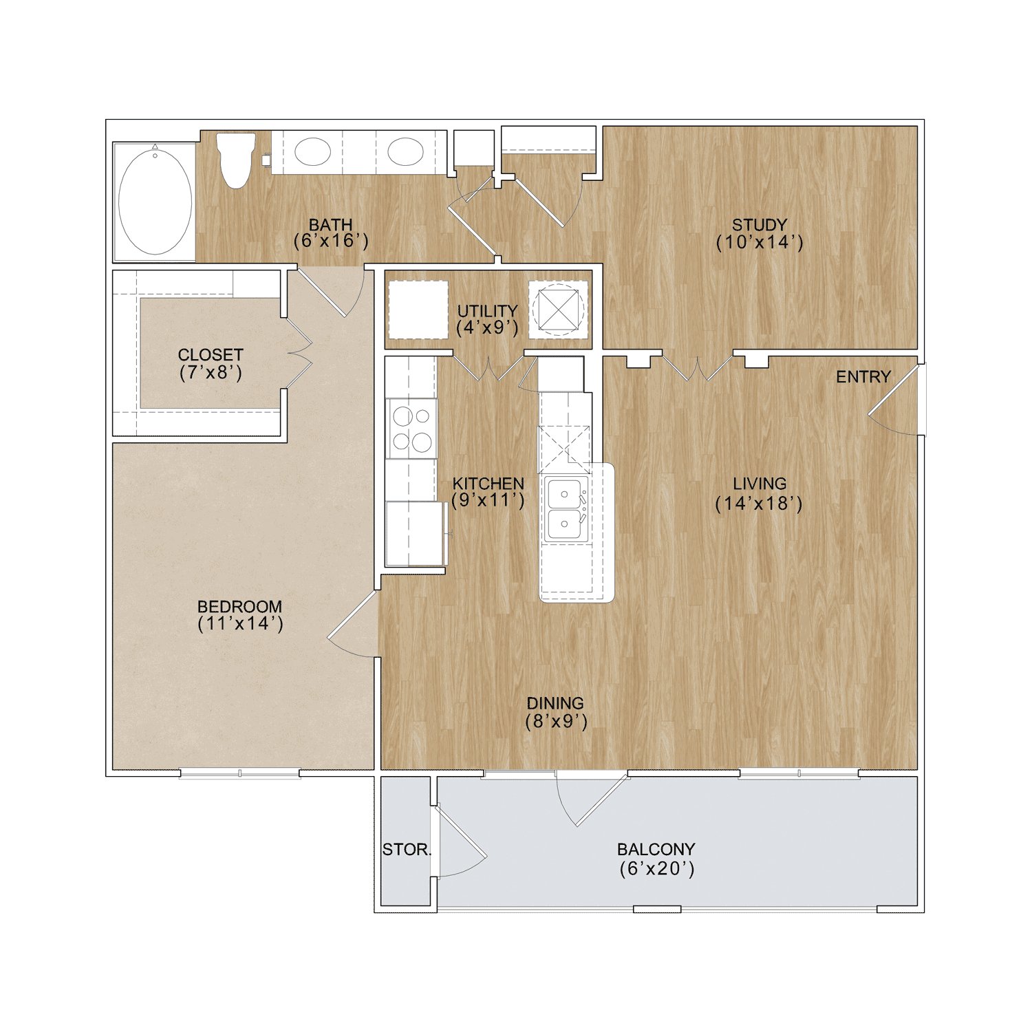 A5-1 floorplan layout
